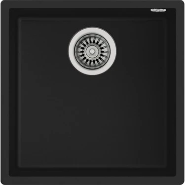 115230025-Teka Square 40.40 Tg Black Granit Eviye