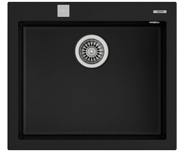 115230005-Teka Forsquare 50.40 Tg Black Granit Eviye
