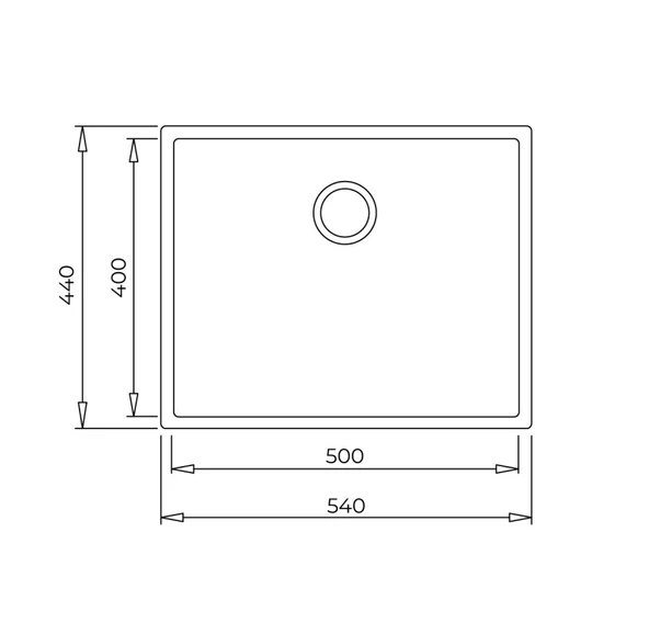 115230020-Teka Square 50.40 Tg Black Granit Eviye - 3