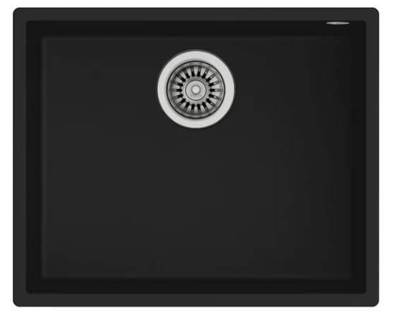 115230020-Teka Square 50.40 Tg Black Granit Eviye
