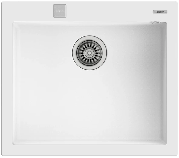 115230009-Teka Forsquare 50.40 Tg Arctic White Granit Eviye