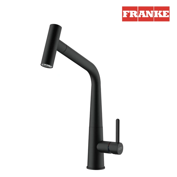 115.0625.190-Franke İcon Doccia Matt Black  Armatür