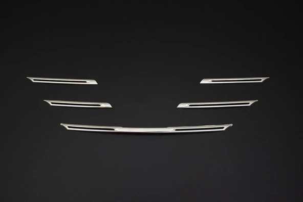 Renault Megane 4 HB Krom Ön Panjur 5 Parça 2016 ve Sonrası