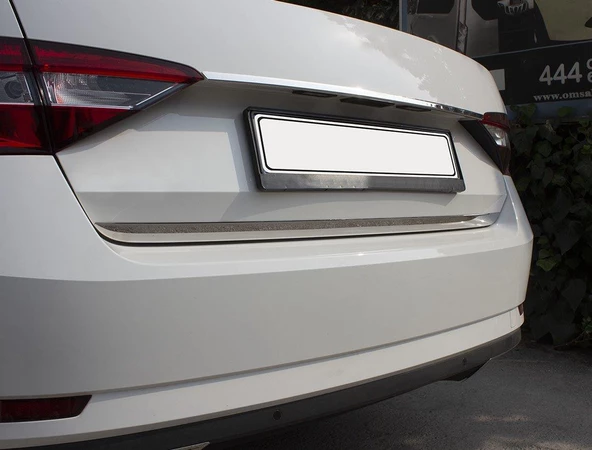Skoda SuperB B8 3V Krom Bagaj Alt Çıta 2015 ve Sonrası - 3