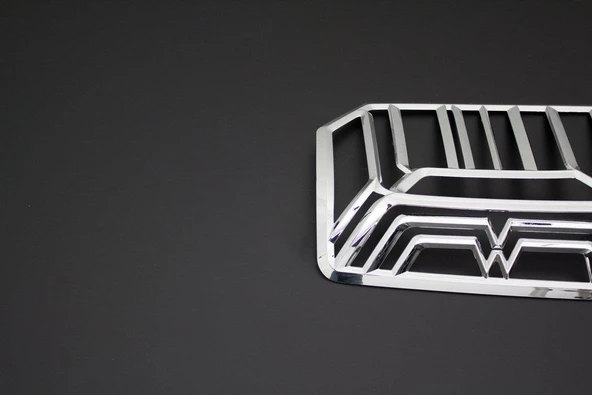 VW Caddy Krom Stop Çerçevesi 2 Parça Abs Krom 2015 ve Sonrası - Resim 2