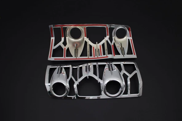 VW Crafter Krom Stop Çerçevesi 2 Parça Abs 2006-2017 Arası - Resim 2