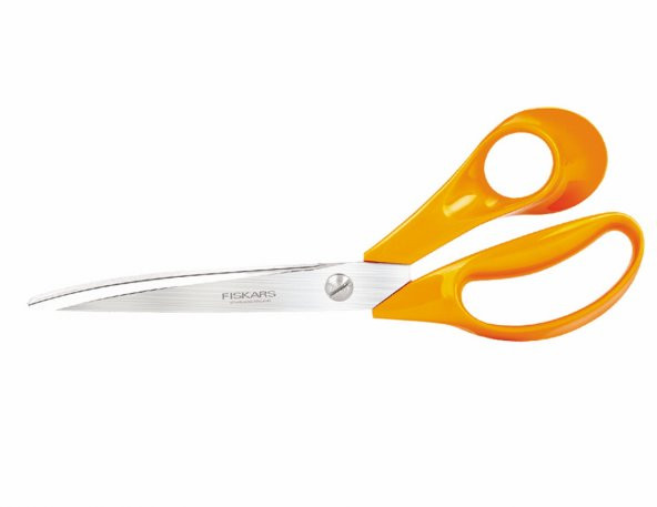 Fiskars 9863 Kumaş Deri Ve Karton Makası Sarı Saplı No:9,5 D-216 - 2