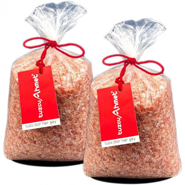 Tuzcu Ahmet 10Kg iri taneli Pembe Doğal Himalaya Kaya Tuzu ürün görseli 1