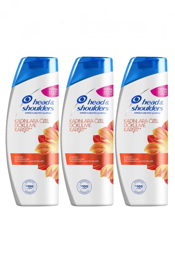 Head And Shoulders Head And Shoulders Şampuan Kadınlara Özel Dökülme Karşıtı 400x3