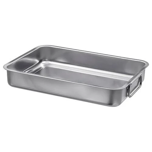 IKEA Koncıs Fırın Kabı Paslanmaz Çelik 24x34Cm  Yemek Pasta Kek Pişirme