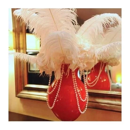 Nettenevime Deve Kuşu Tüyü Beyaz 40-45 CM Gerçek Tüy 1 Adet - 3