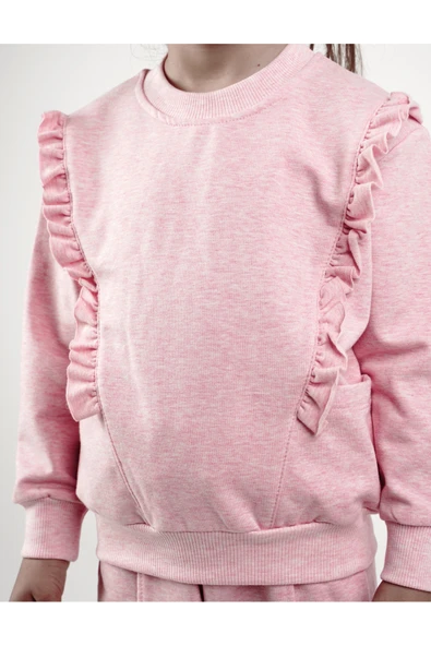 Kız Çocuk 2-5 Yaş Eşofman Takım - Resim 4