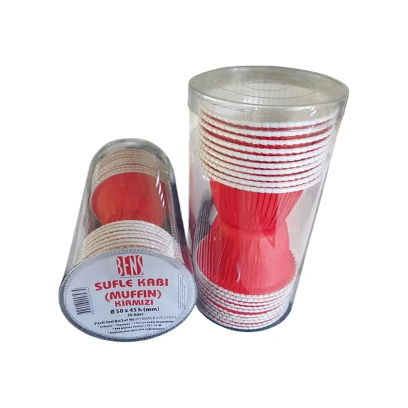 SUFLE KABI (50X45) KIRMIZI ASETATLI 20 Lİ - 2