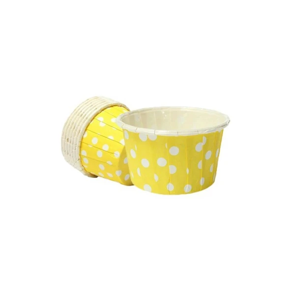 PET KAPSÜL (50X39) PUANTİYELİ SARI 25'Lİ - 3