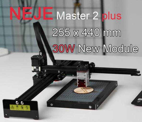 NEJE MASTER 2S PLUS 30W LAZER GRAVUR MAKİNESİ (LAZER KAZIYICI) - 4