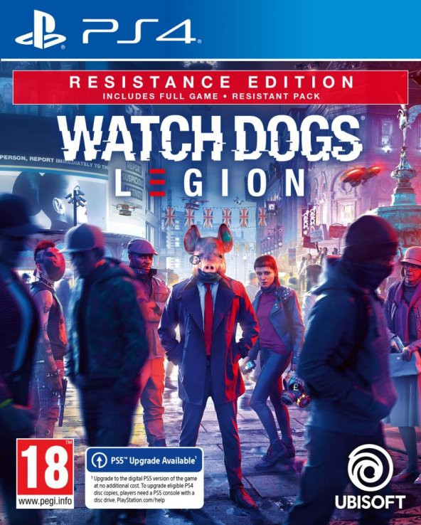 PS4 WATCH DOGS LEGION RESISTANCE EDITION