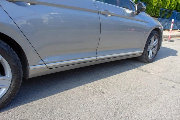 VW Passat B8 Krom Yan Kapı Alt Çıtası 8 Parça 2015-2019 Arası - Resim 3