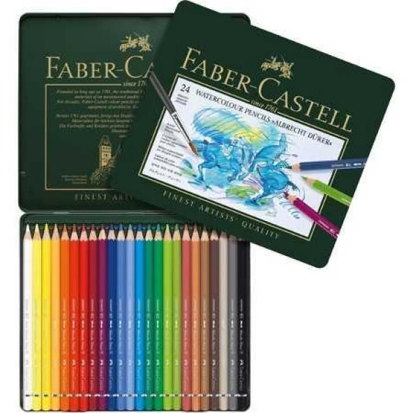 FABER KURUBOYA A.DURER AQUAREL 24 RENK(5188117524) ürün görseli