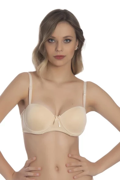 Akala Micro Dolgulu Cup Straplez Kadın Sütyen 3156 - 7