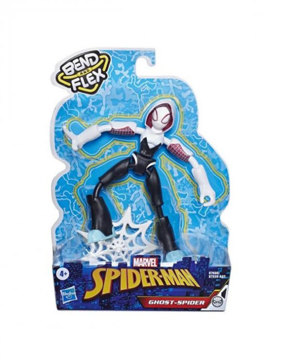 Spiderman Bend Flex Ghost-Spider Figür E7688