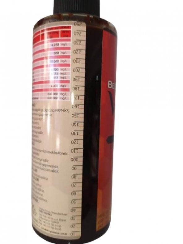 BEELOVE VARRO RED / ARILAR İÇİN SIVI PREMİKS ( 1000 ml)