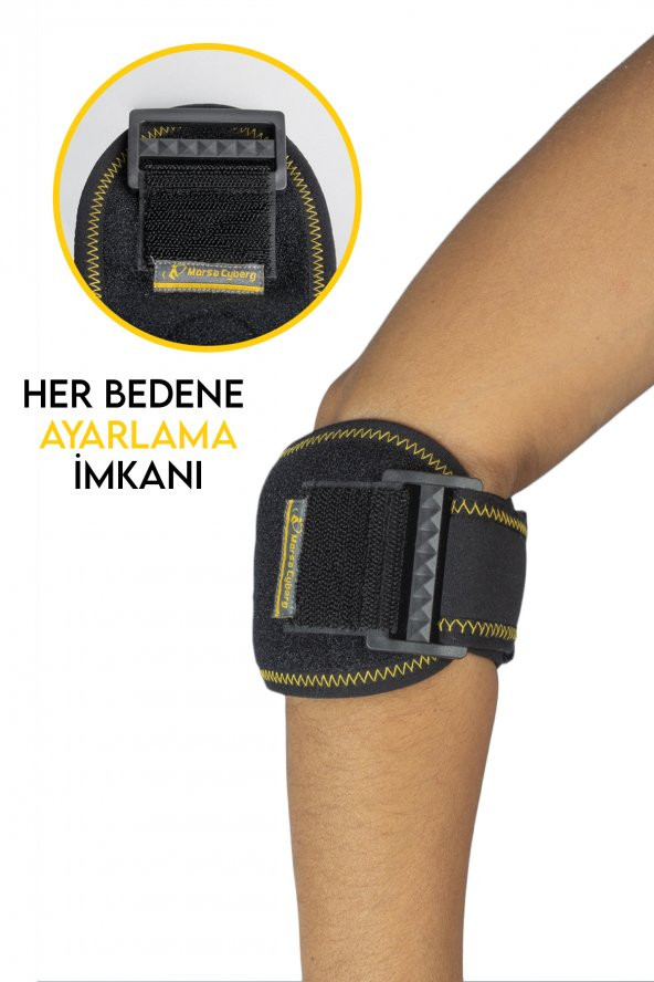 MORSA CYBERG® Tenisçi Dirsekliği Epikondilit Bandajı STANDART BEDEN - Resim 5