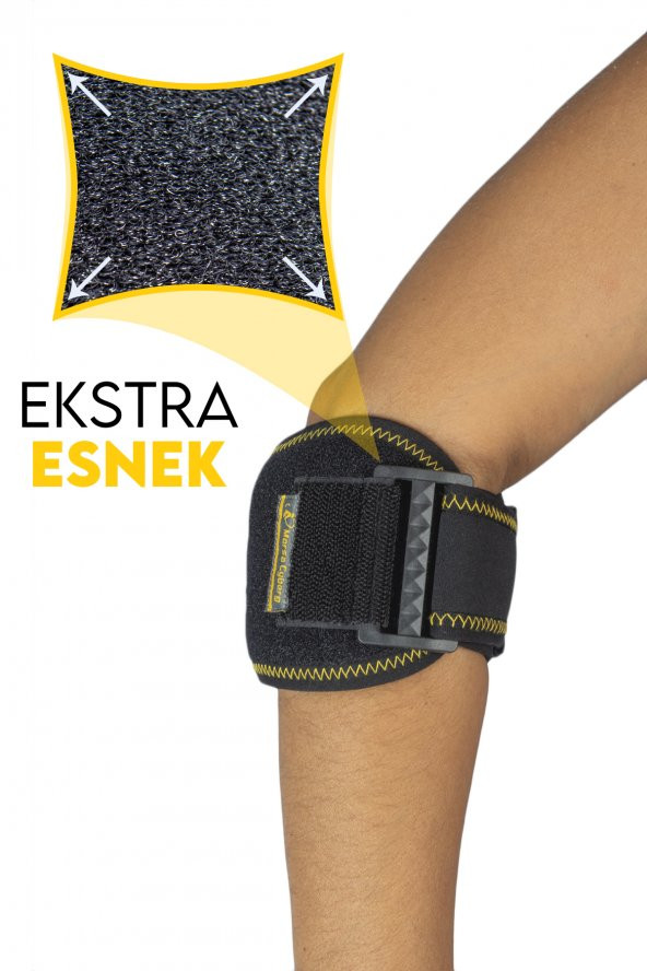 MORSA CYBERG® Tenisçi Dirsekliği Epikondilit Bandajı STANDART BEDEN - Resim 7
