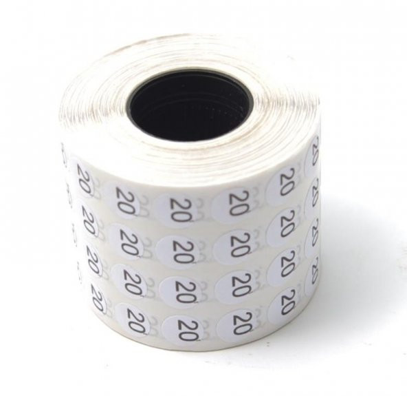 Fdm Numaralı Etiket 13 Numara (1 Rulo 5000 Adet) - Resim 5