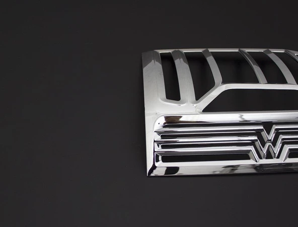 VW T6 Transporter Krom Stop Çerçevesi 2 Parça Abs 2015 ve Sonrası - Resim 2