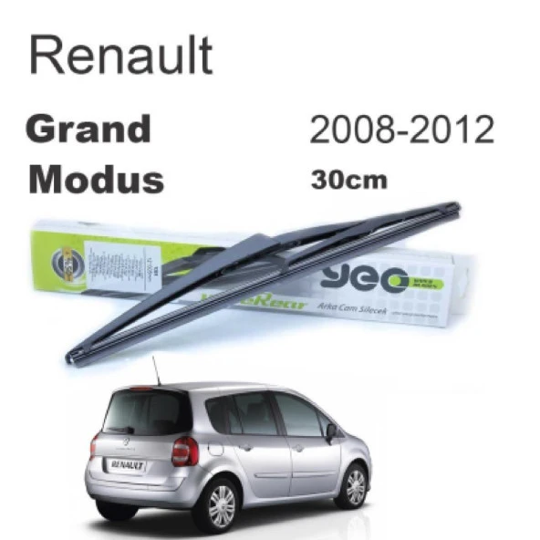 Renault Grand Modus Arka Silecek Süpürgesi 2008 - 2012 30 cm