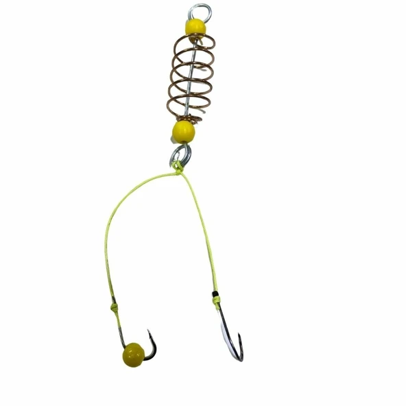 Boncuklu 2 İğneli Mini Sazan Yayı ürün görseli 1