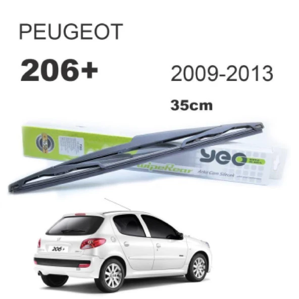 Peugeot 206 Plus Arka Silecek Süpürgesi 2009 - 2014 35 cm