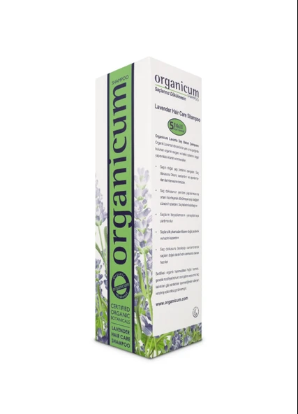 Organicum Lavanta Saç Bakım Şampuanı 350 ml - 6