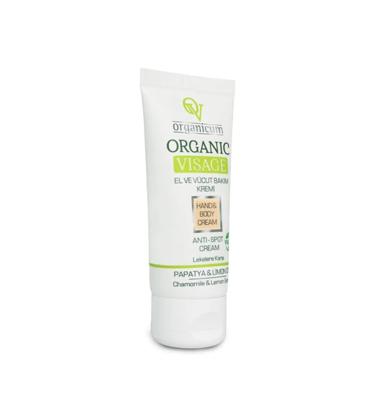 Organicum Organic Visage El ve Vücut Bakım Kremi 60 ml Lekelere Karşı Papatya ve Limon Özlü