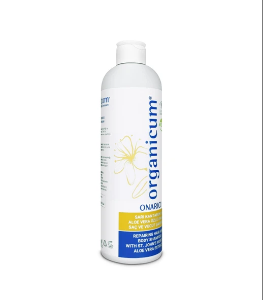 Organicum Aloe Vera ve Sarı Kantaronlu Saç ve Vücut Şampuanı 350 ml - 4