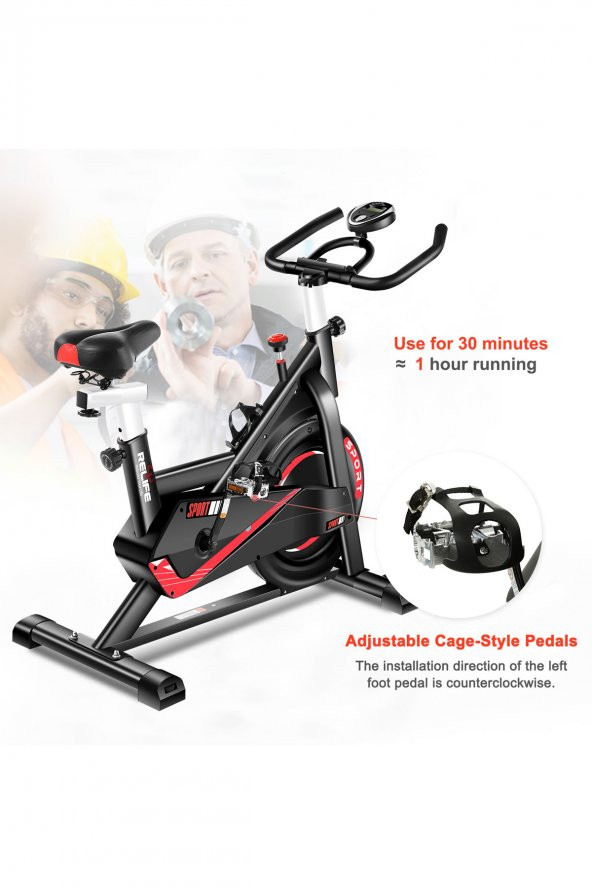 Relife Spin Bike Dikey Kondisyon Bisikleti KR-707 - 8