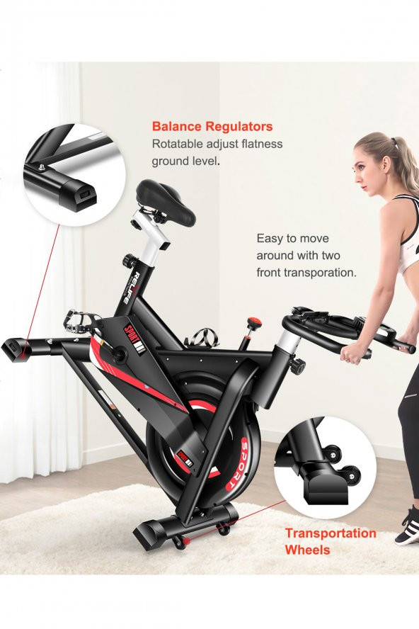Relife Spin Bike Dikey Kondisyon Bisikleti KR-707 - 10
