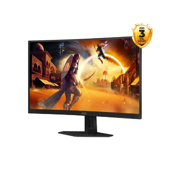 AOC C27G4ZXE 27" 280 Hz 0,3 ms FreeSync HDR10 Fast VA Curved Oyuncu Monitör - 3