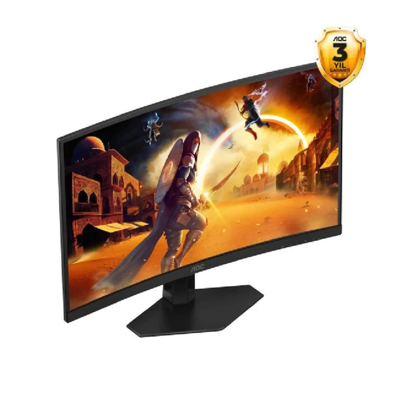 AOC C27G4ZXE 27" 280 Hz 0,3 ms FreeSync HDR10 Fast VA Curved Oyuncu Monitör - 4