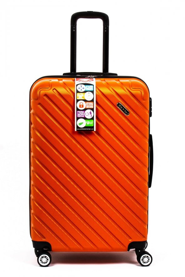 Anka Abs Büyük Boy Orange Valiz A1001 - 1