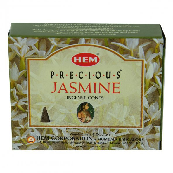 Yasemin Kokulu 10 Konik Tütsü - Jasmine