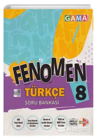 FENOMEN 8.SINIF TÜRKÇE SORU BANKASI