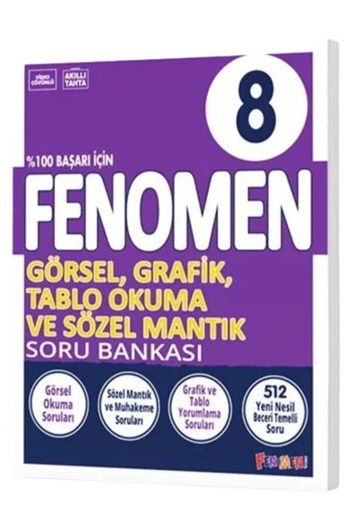 FENOMEN 8.SINIF GÖRSEL GRAFİK SÖZEL MANTIK SORU BANKASI