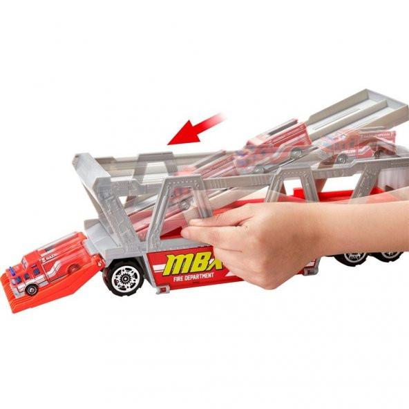 Matchbox Taşıyıcı İtfaiye Aracı Oyun Seti - 4