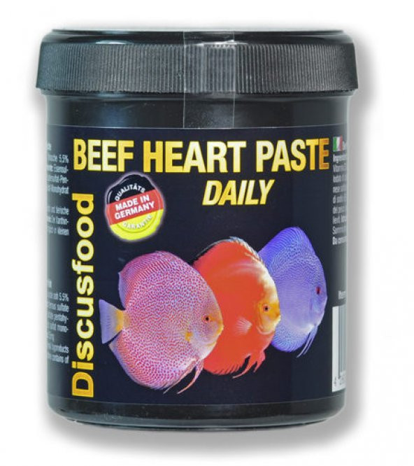 Discusfood Beef Heart Daily Paste 325 Gr. Discus Balık Yemi - 1