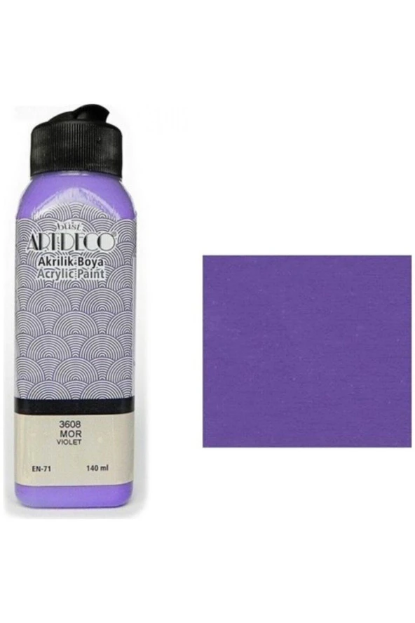 Artdeco Akrilik Boya 140 ML Mor 070R-3608