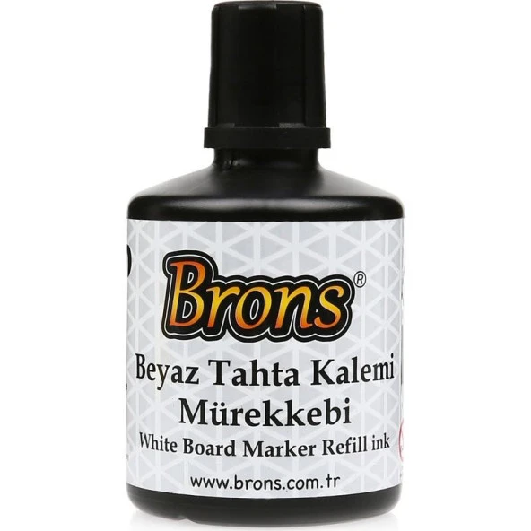 Brons Tahta Kalem Mürekkebi 100 CC Siyah BR-353