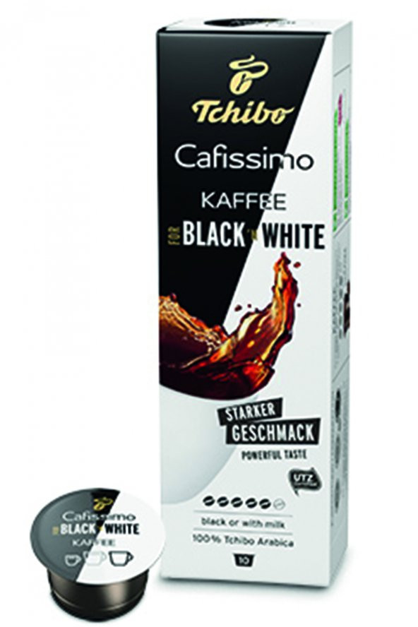 Tchibo Cafissimo Kaffee Black White 10'lu Kapsül Kahve - 1