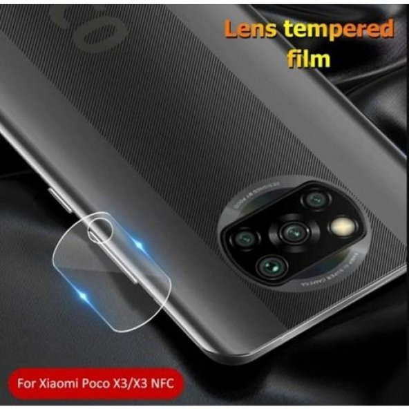 ECR Xiaomi Poco X3 NFC Kırılmayan Kamera Koruyucu (2 Adet) - 2