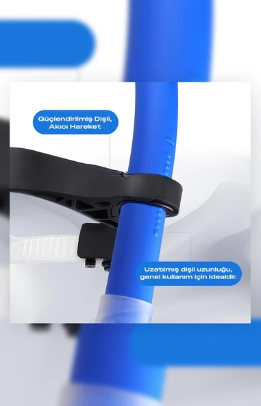 Proforce Proforce Yetişkin Yüzücü Antreman Önden Takmalı Valfsız Havuz Şnorkeli SN10MAV - 4